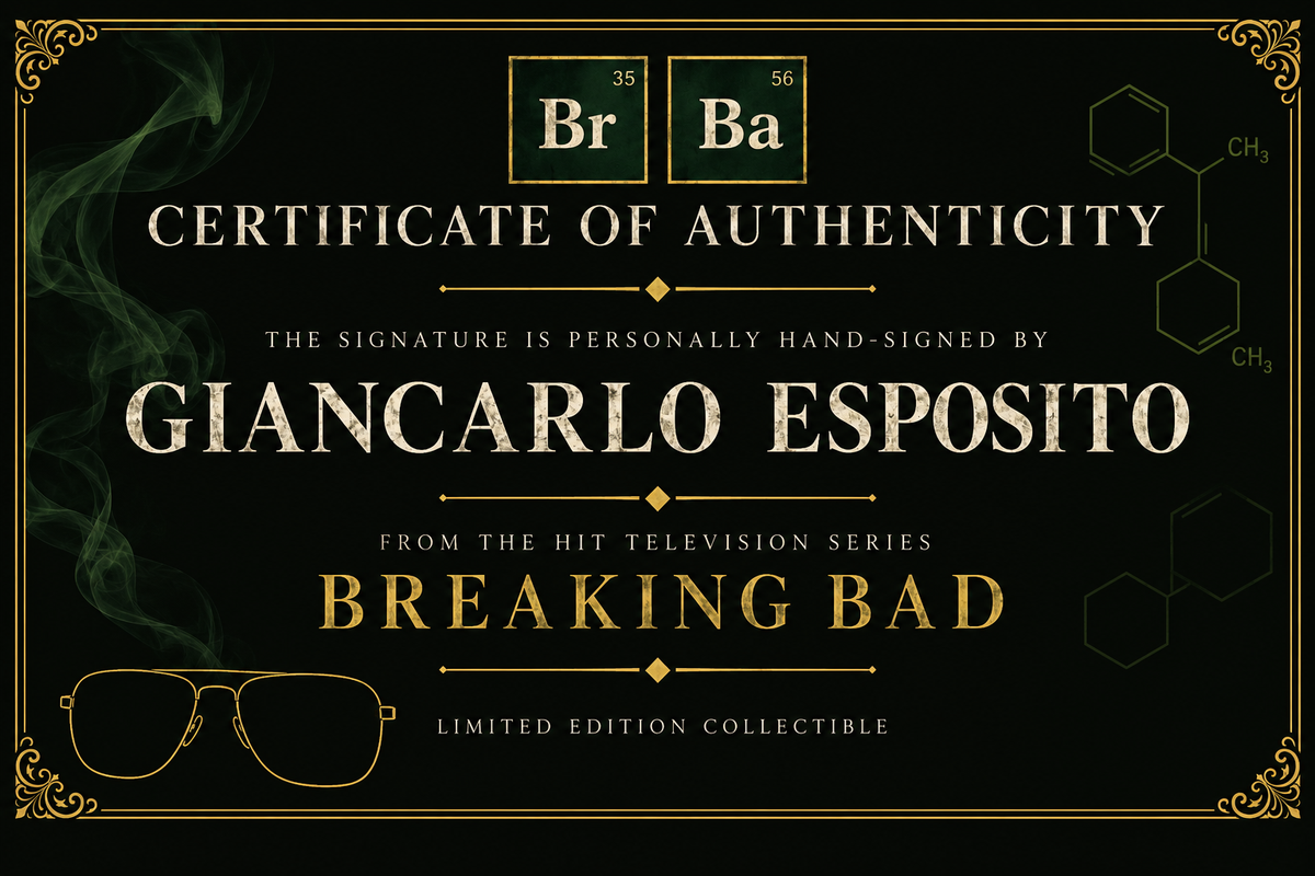 Autographed Glasses Collectible (PREORDER)